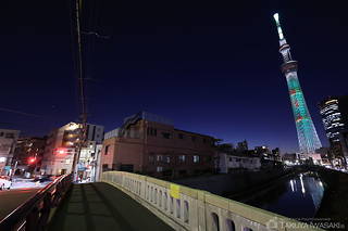 十間橋の夜景スポット写真（3）class=