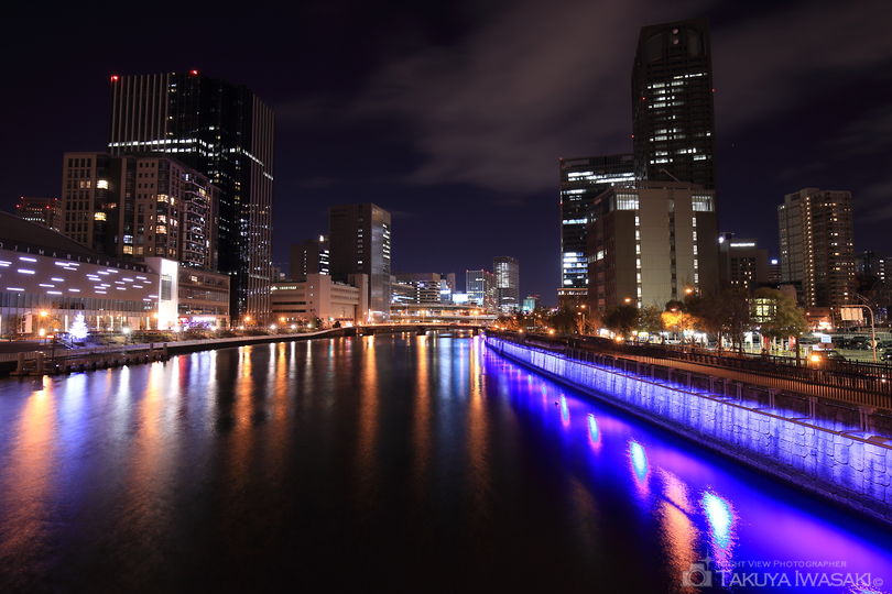 玉江橋の夜景スポット写真（1）