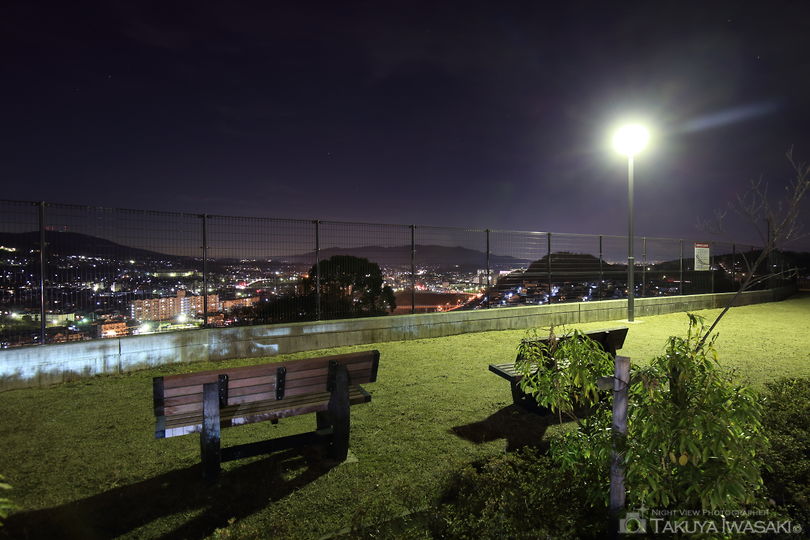 王寺スカイヒルズ ゆうやけ公園の夜景スポット写真（3）