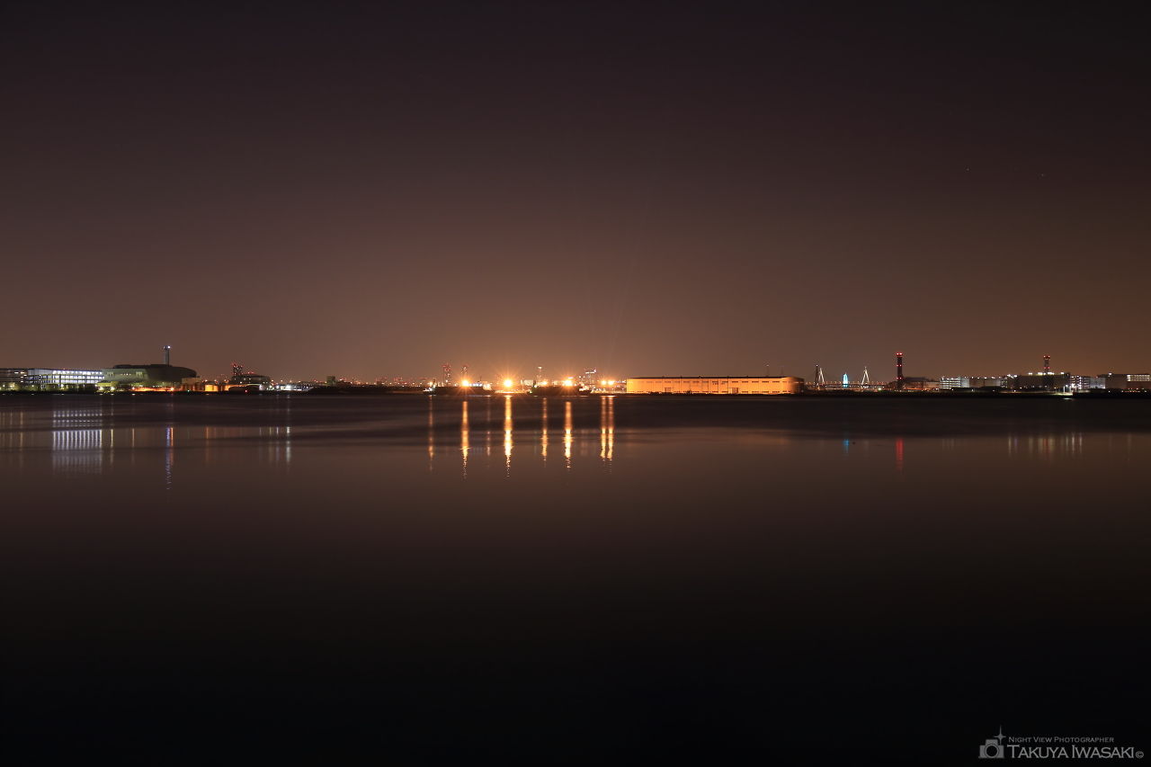 尼崎武庫川工業団地の夜景スポット写真（1）