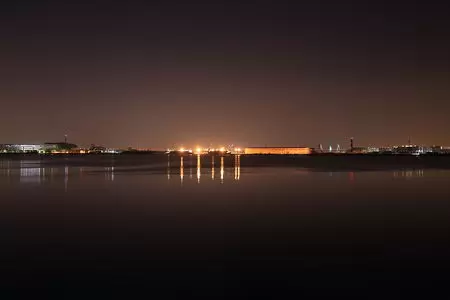 尼崎武庫川工業団地の夜景