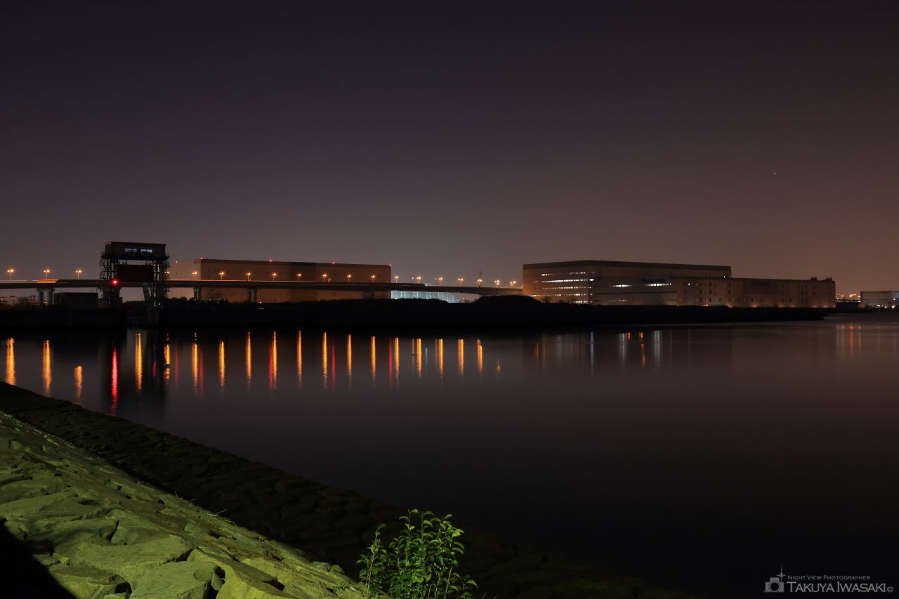 尼崎武庫川工業団地の夜景スポット写真（2）