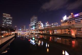大江橋方面の夜景