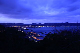 大畠漁港を中心とした夜景