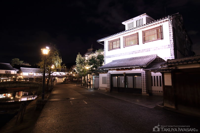 倉敷美観地区の夜景スポット写真（2）