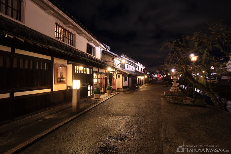 倉敷美観地区の夜景スポット写真（4）
