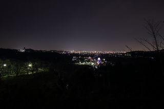 摂津峡公園　桜広場の夜景スポット写真（1）class=