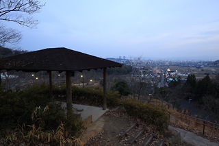 摂津峡公園　桜広場の夜景スポット写真（4）class=
