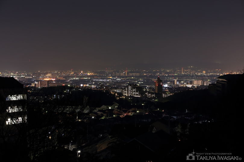 阿武山の夜景スポット写真（2）