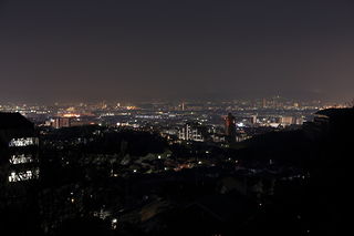 阿武山の夜景スポット写真（2）class=
