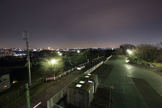 千里中央公園の夜景スポット写真（2）class=