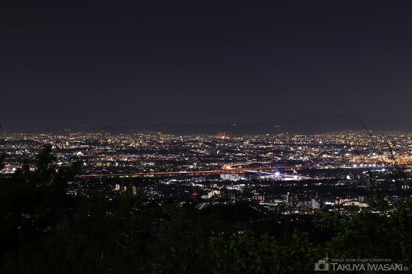 中山桜台公園の夜景スポット写真（3）
