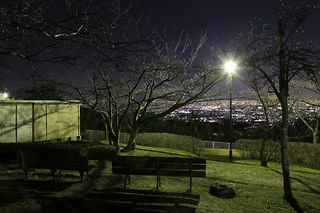 中山桜台公園の夜景スポット写真（5）class=