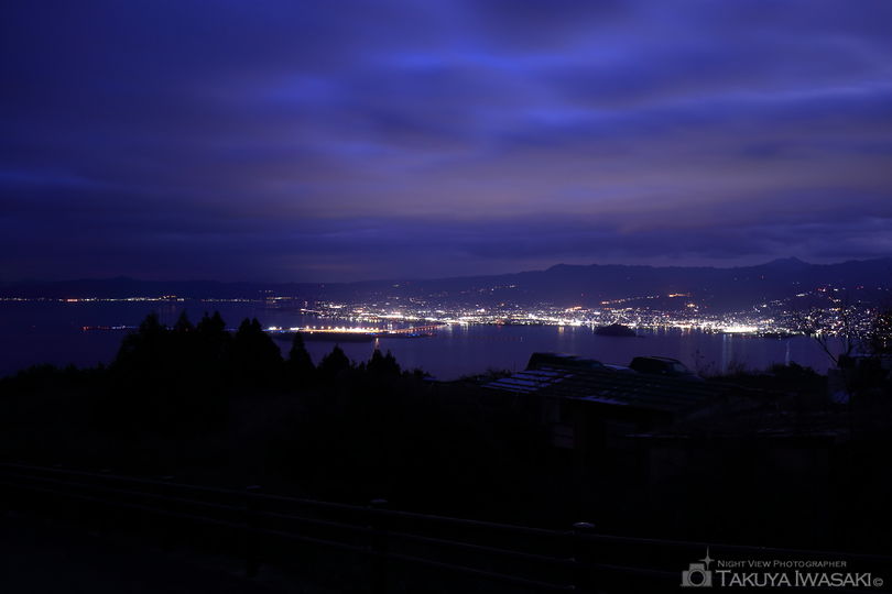 琴ノ尾公園の夜景スポット写真（1）
