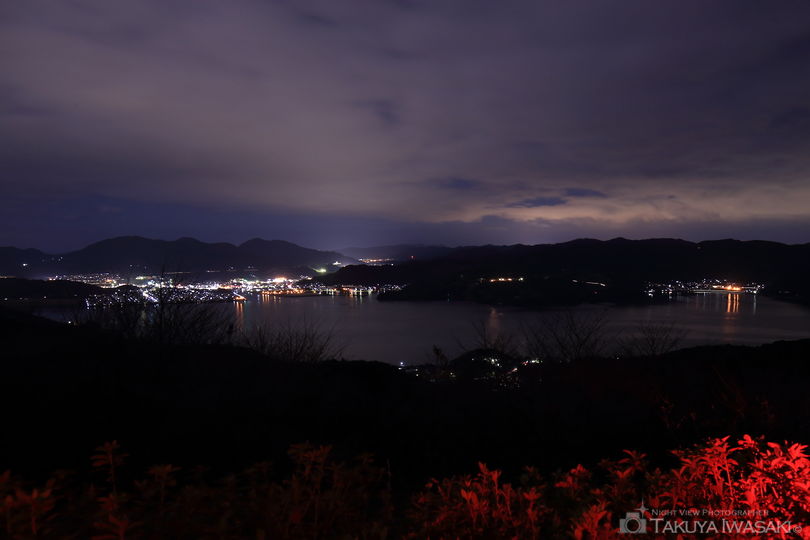 日岳公園の夜景スポット写真（2）