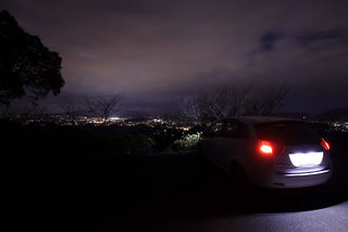 日岳公園の夜景スポット写真（3）class=
