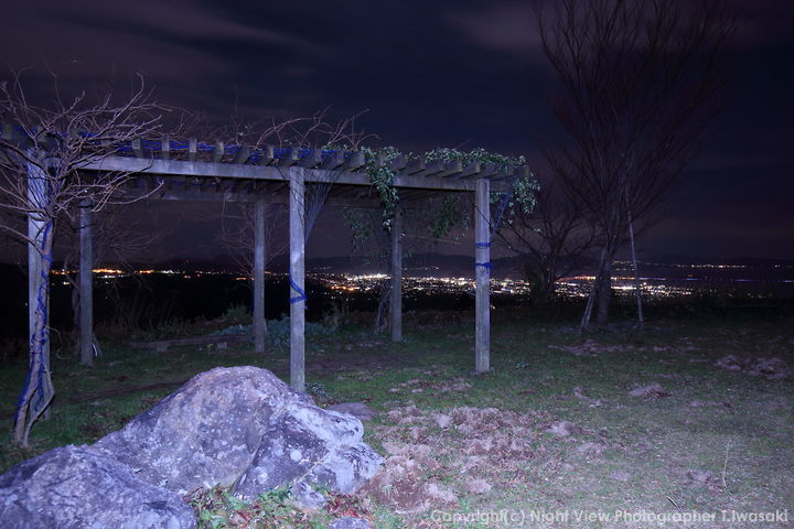 鉢巻山の夜景スポット写真（4）