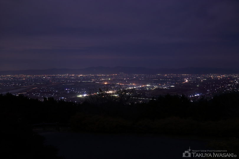 高良山の夜景スポット写真（1）