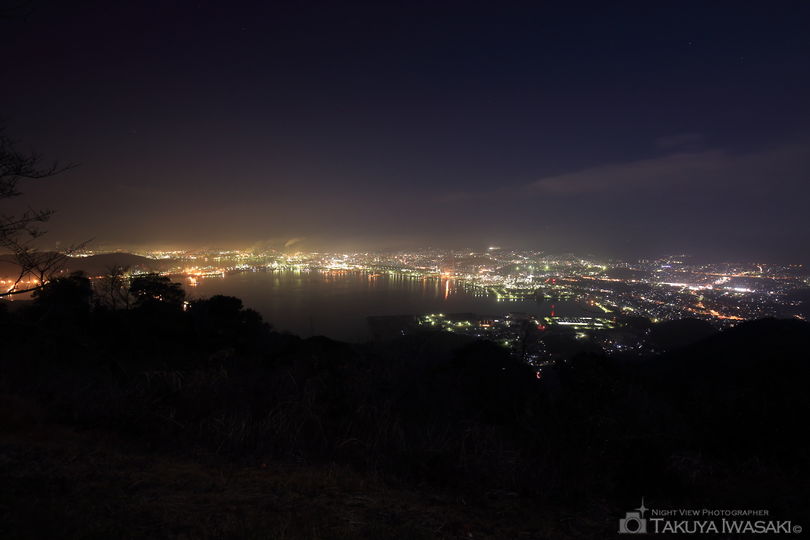 太華山の夜景スポット写真（1）