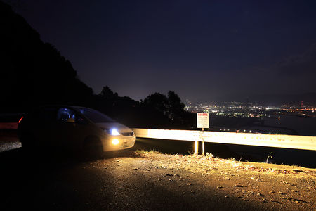 太華山麓の夜景スポット写真（2）class=