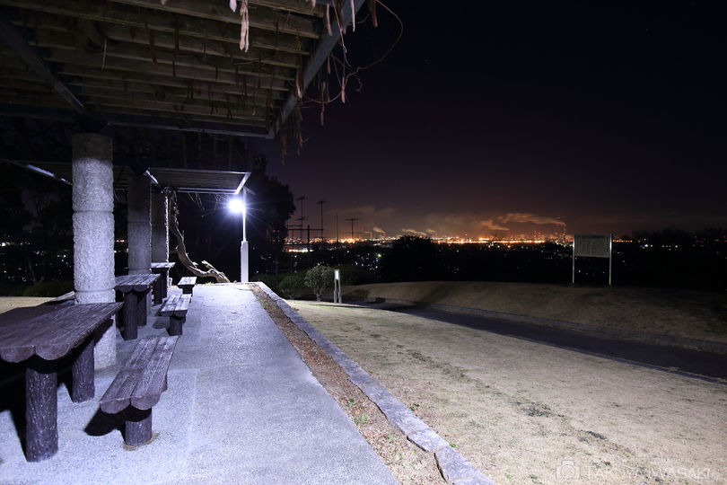 円通寺公園の夜景スポット写真（3）