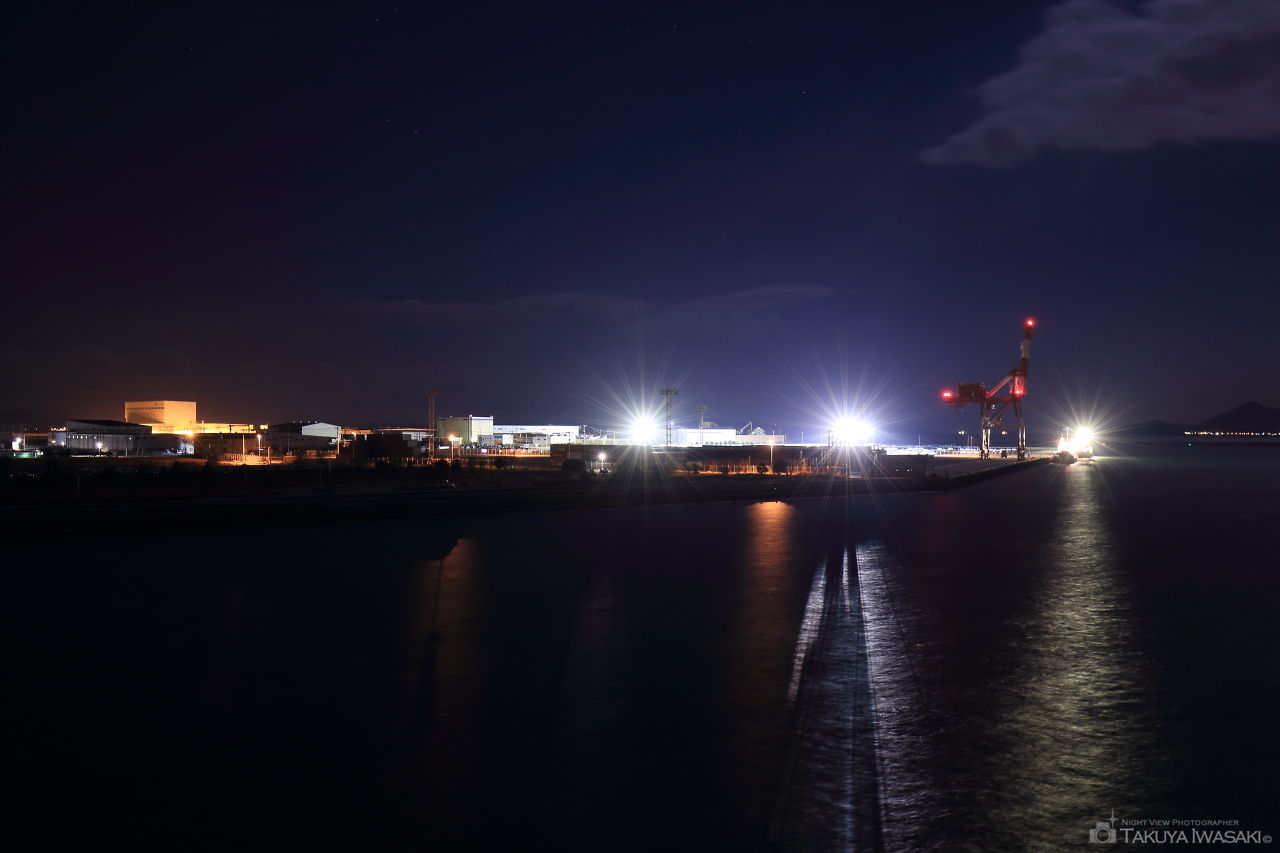 玉島ハーバーブリッジの夜景スポット写真（2）
