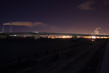玉島ハーバーアイランドの夜景スポット写真（1）class=