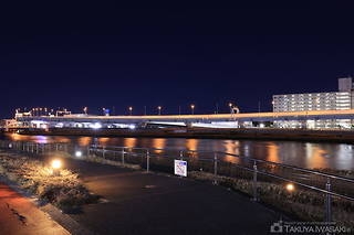 汐入公園の夜景スポット写真（4）class=