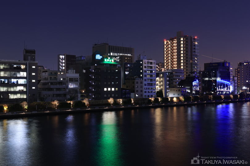 隅田川大橋 南側の夜景スポット写真（4）