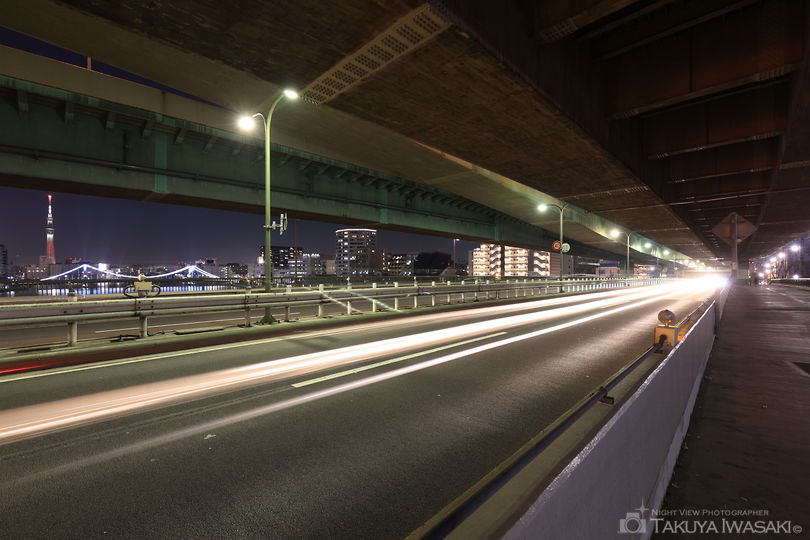 隅田川大橋 南側の夜景スポット写真（6）