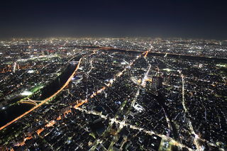 東京スカイツリー天望回廊の夜景スポット写真（1）class=