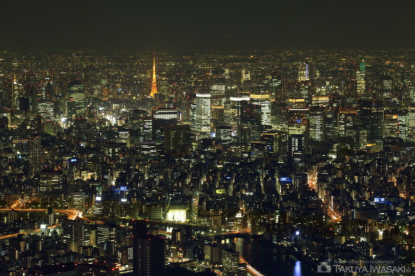 東京スカイツリー天望回廊の夜景スポット写真（2）