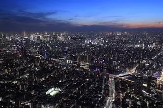 東京スカイツリー天望デッキの夜景