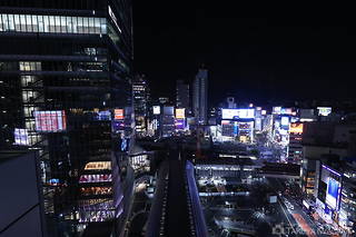渋谷ヒカリエの夜景スポット写真（1）class=