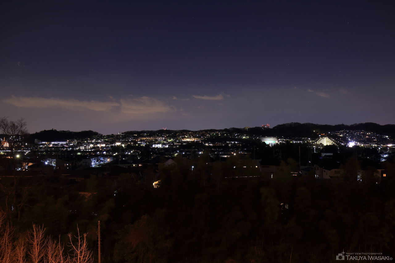 日野バイパスの夜景スポット写真（1）