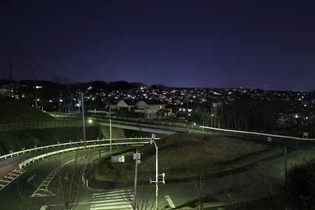 程久保駅方面の夜景