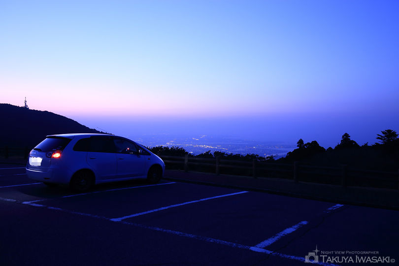 朝熊山展望台　伊勢志摩スカイラインの夜景スポット写真（3）