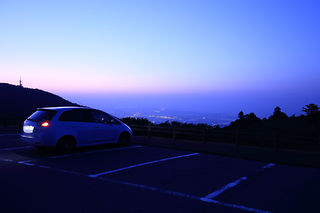 朝熊山展望台　伊勢志摩スカイラインの夜景スポット写真（3）class=
