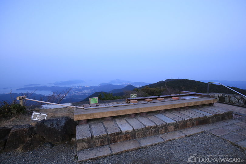 朝熊山展望台　伊勢志摩スカイラインの夜景スポット写真（5）