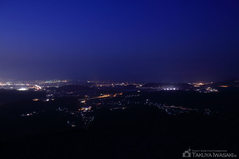 一宇田展望台　伊勢志摩スカイラインの夜景スポット写真（2）