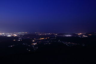 一宇田展望台　伊勢志摩スカイラインの夜景スポット写真（2）class=