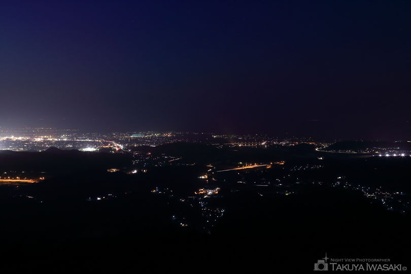 一宇田展望台　伊勢志摩スカイラインの夜景スポット写真（3）