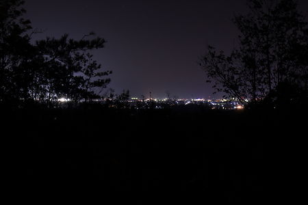 大仏山公園　展望台多目的広場の夜景スポット写真（3）class=