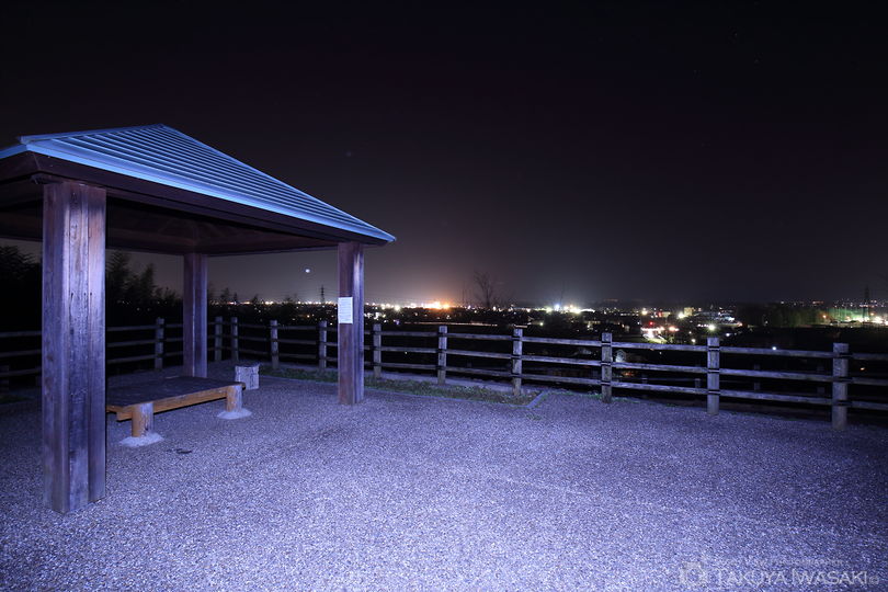 大仏山公園　展望広場の夜景スポット写真（3）