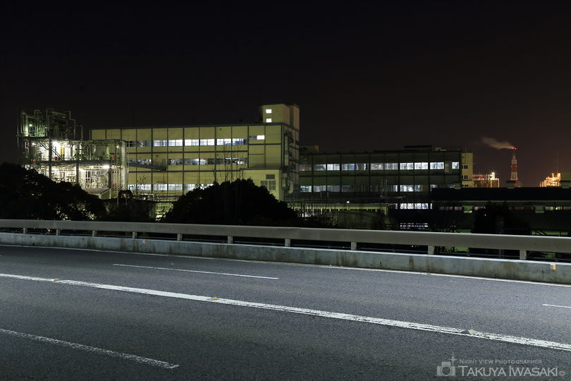 日永跨線橋の夜景スポット写真（3）