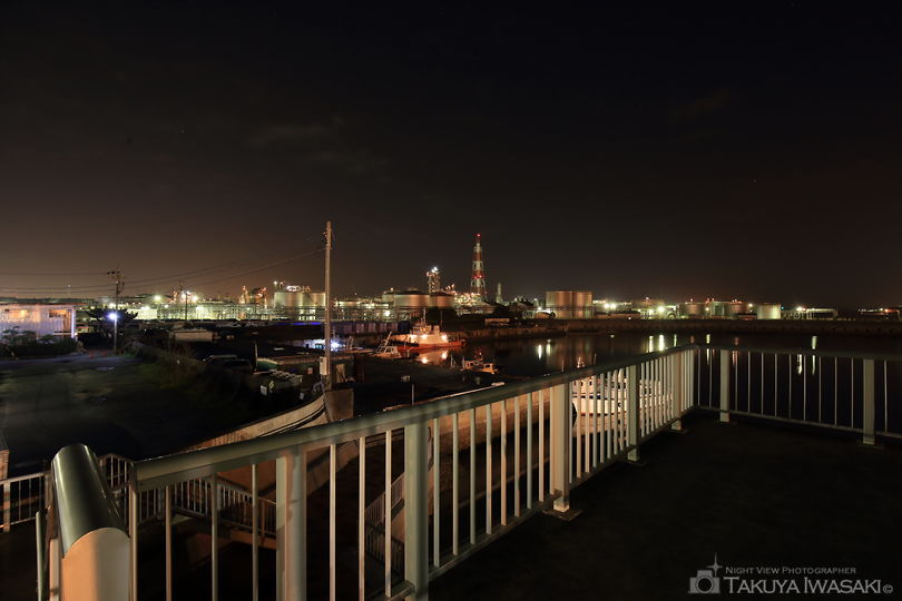 稲葉水門の夜景スポット写真（4）