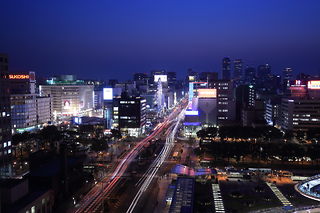 名古屋市街地の夜景
