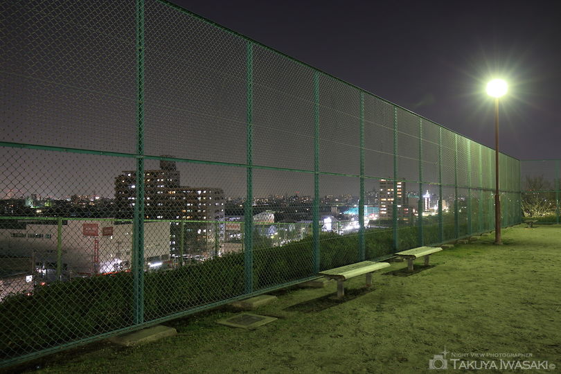 千句塚公園の夜景スポット写真（4）