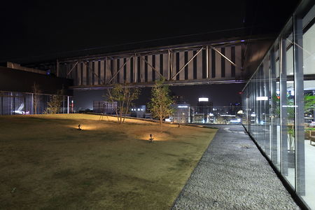 尾張一宮駅前ビル 屋上庭園の夜景スポット写真（5）class=