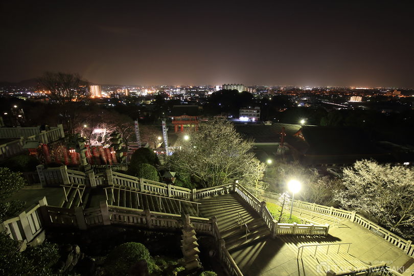 犬山成田山大聖寺の夜景スポット写真（3）